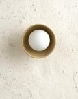 Ceramic Wall Bowl Sconce Light
