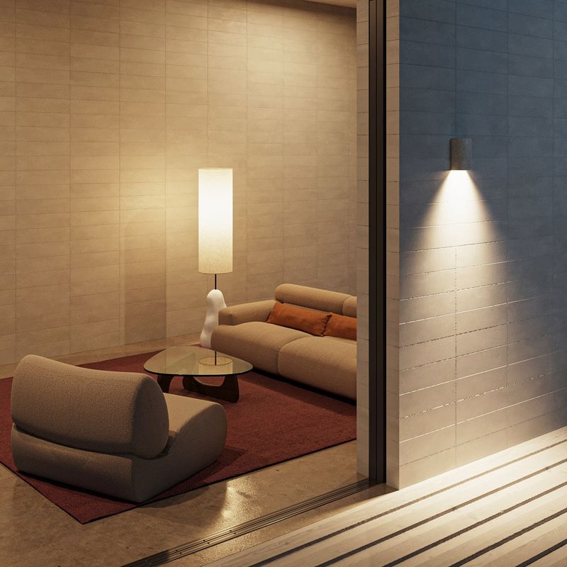 Exterior Handmade Ceramic Wall Light - Dusk