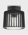 Black Aluminium Ceiling Light