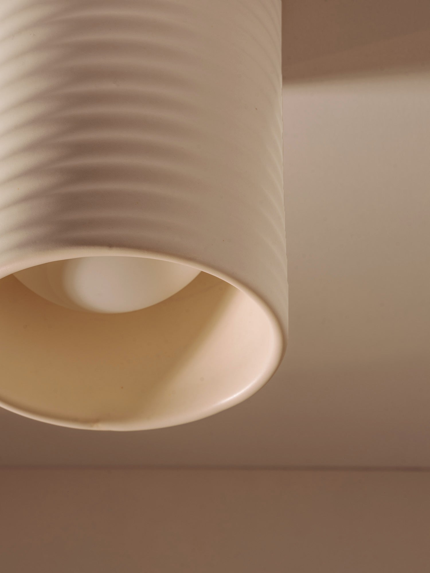 Wobbly Dawn Surface Mount Ceramic Ceiling Light