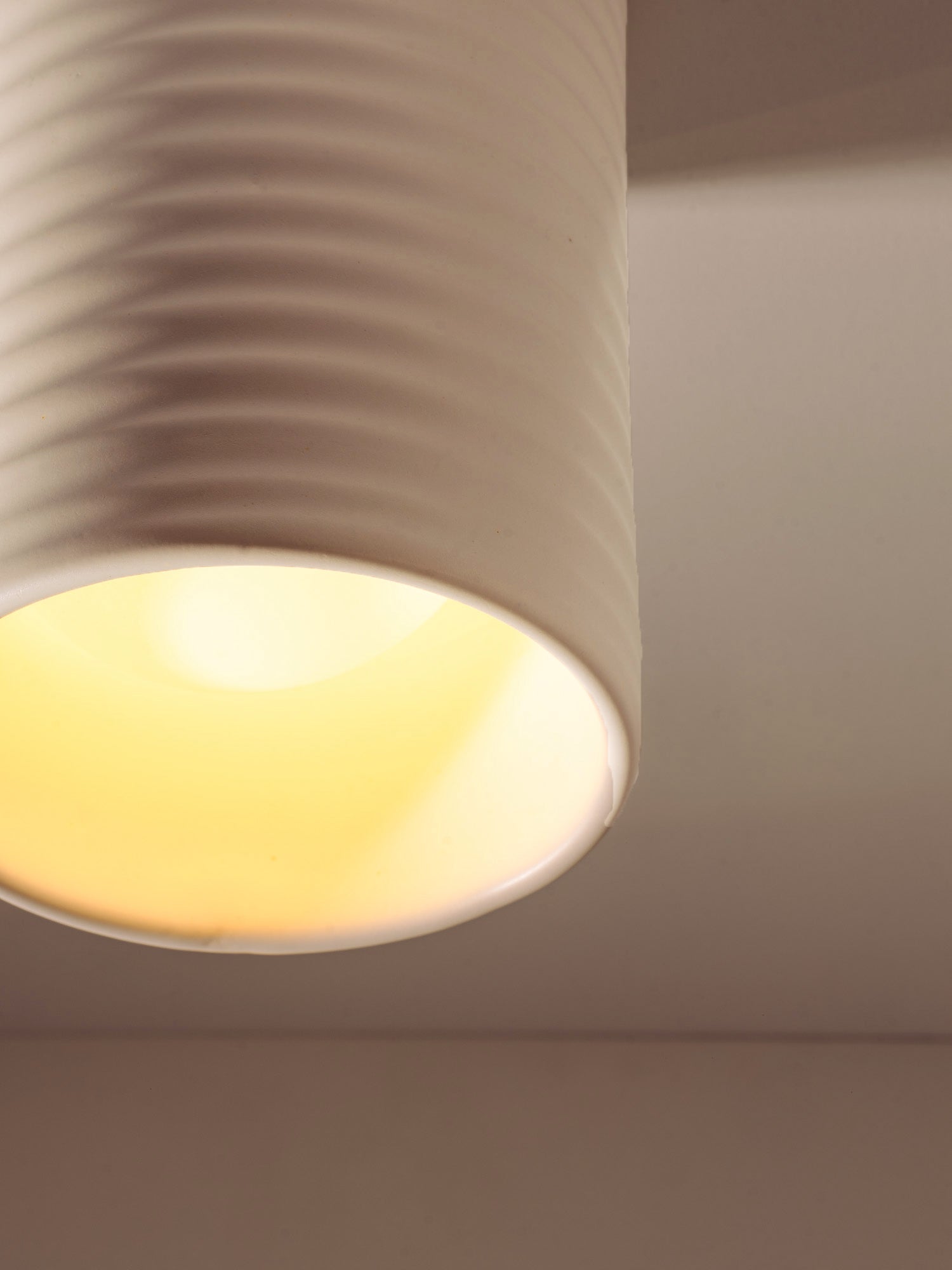 Wobbly Dawn Surface Mount Ceramic Ceiling Light