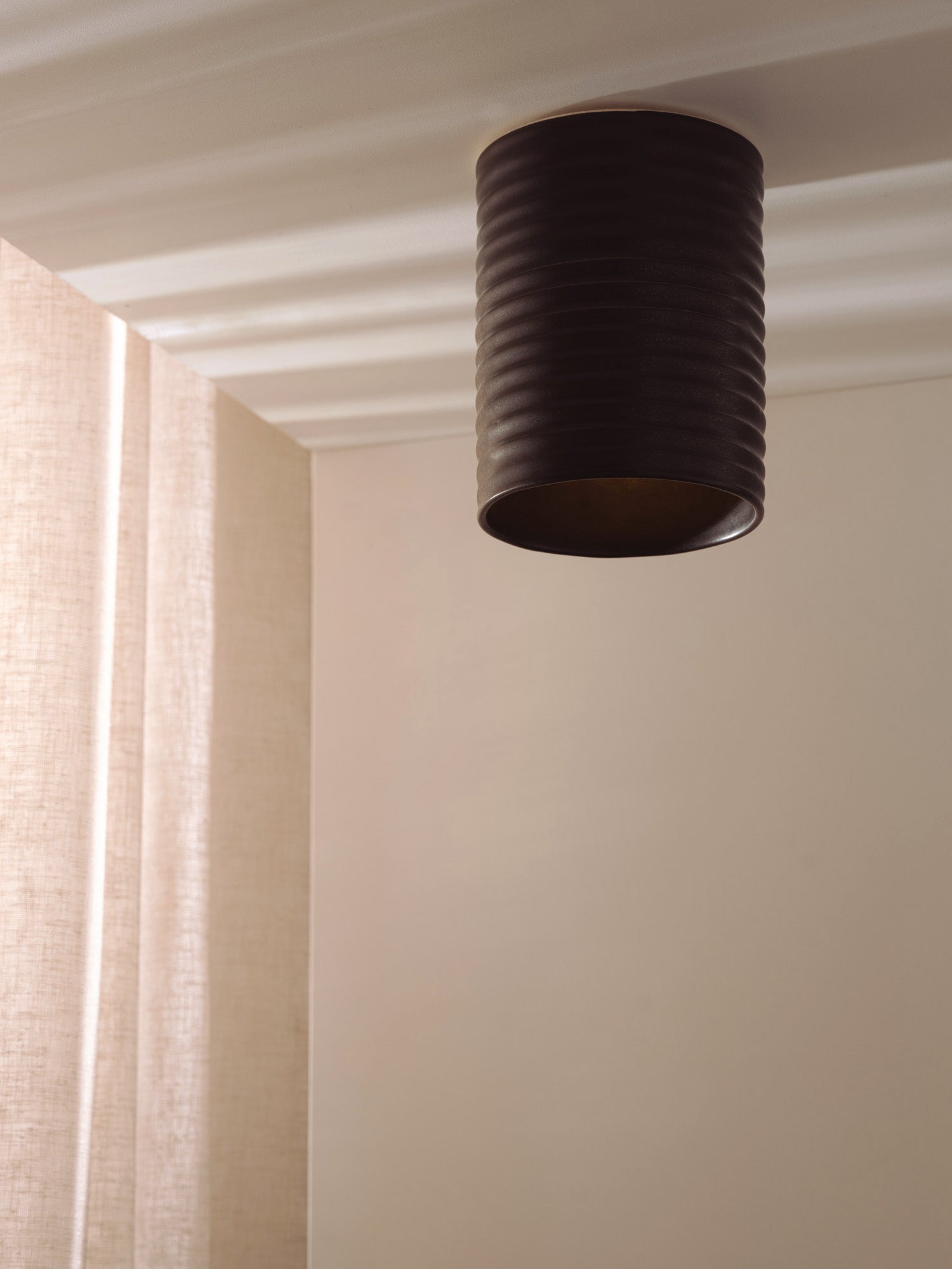 Wobbly Dawn Surface Mount Ceramic Ceiling Light