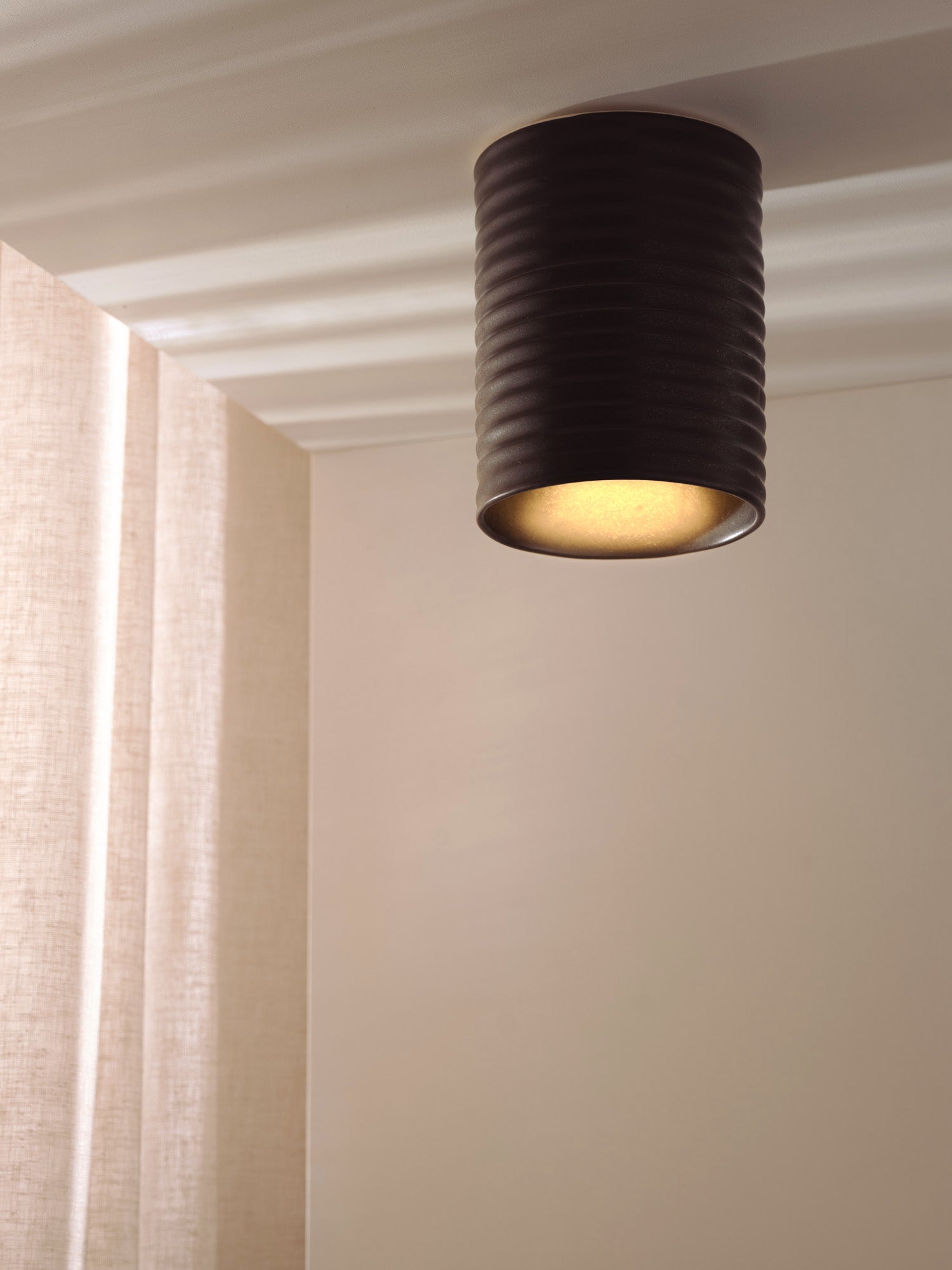 Wobbly Dawn Surface Mount Ceramic Ceiling Light