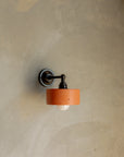 Concrete Straight Arm Wall Light