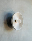 Concrete Round Wall Sconce