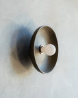 Concrete Round Wall Sconce