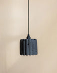 Concrete Fluted Pendant