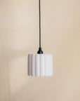 Concrete Fluted Pendant