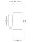 The Tube - Up Down Wall Light