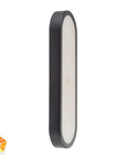 Oblong Alabaster Glass Wall Light