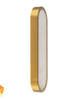 Oblong Alabaster Glass Wall Light