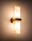Alabaster Glass Wall Light
