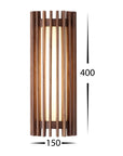 Walnut Timber Wall Light
