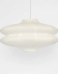 Large Ribbed Paper Pendant