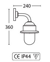 The Albury - Solid Brass Wall Light