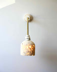 Fossil Coral Arc Dome Wall Light