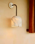 Fossil Coral Arc Dome Wall Light