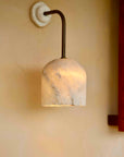 Fossil Coral Arc Dome Wall Light