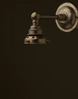Concrete Straight Arm Wall Light