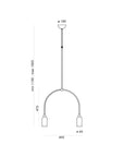 Madame 2 Light Pendant