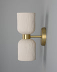 Sakura Matt White Wall Light
