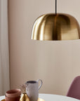 Brass Bowl Pendant