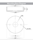Mini Up & Down Wall Pillar Light 316 Stainless Steel