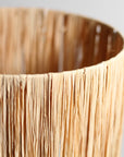 Drum Raffia Table Lamp