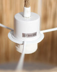 Drum Raffia Pendant Light