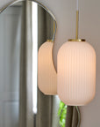 Milford 20 Pendant | White or Brass