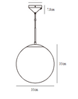 Grant Opaque Pendant | Small, Medium or Large