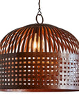 Woven Iron Pendant | Antique Black, Rust or Antique White