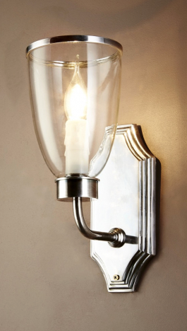 Antique sales silver sconce