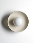 Ceramic Wall Dish Sconce Light