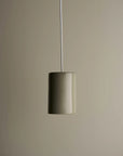 Cast Cylinder Ceramic Pendant