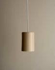 Cast Cylinder Ceramic Pendant