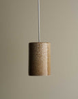 Cast Cylinder Ceramic Pendant