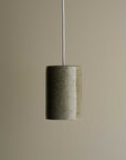 Cast Cylinder Ceramic Pendant