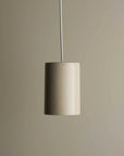 Cast Cylinder Ceramic Pendant