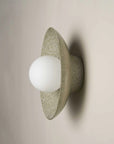 Ceramic Wall Dish Sconce Light