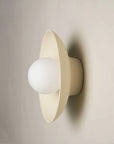 Ceramic Wall Dish Sconce Light