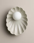 Ceramic Wall Oyster Sconce Light