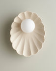 Ceramic Wall Oyster Sconce Light