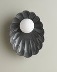 Ceramic Wall Oyster Sconce Light