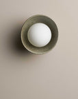 Ceramic Wall Bowl Sconce Light