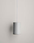 Cast Cylinder Ceramic Pendant