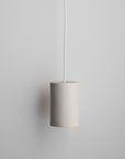 Cast Cylinder Ceramic Pendant