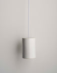 Cast Cylinder Ceramic Pendant