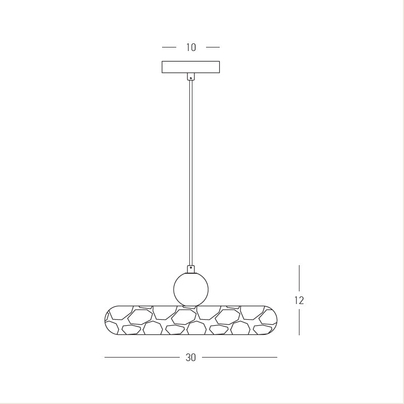 Petra Travertine Pendant