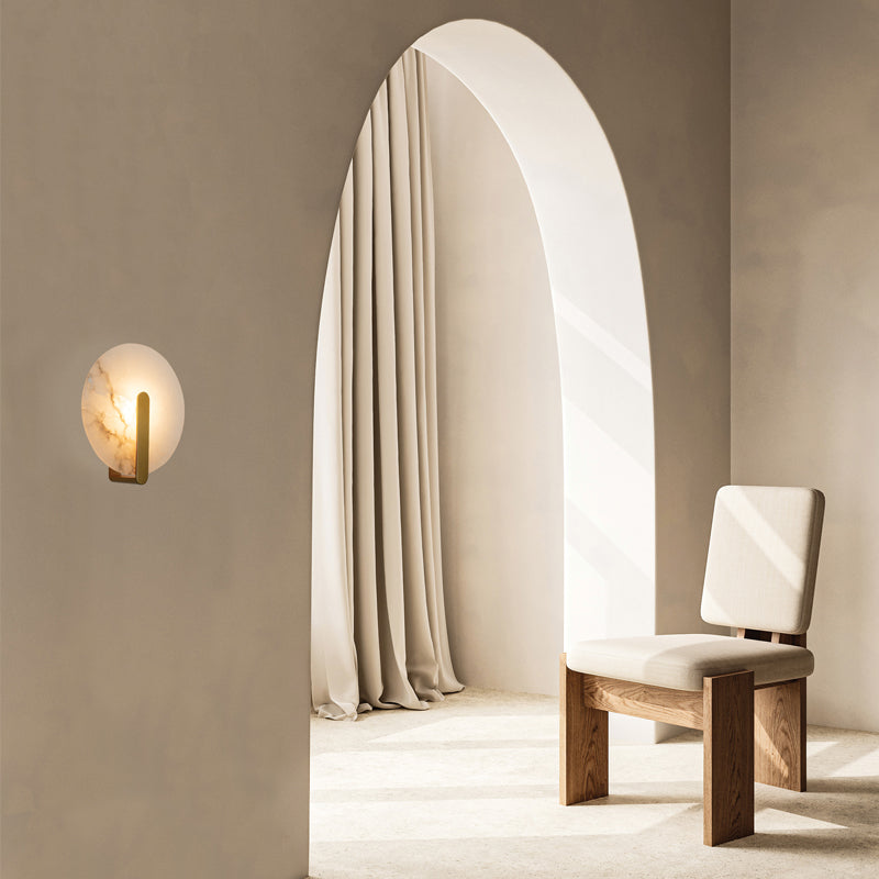 Zeus Discus Wall Light
